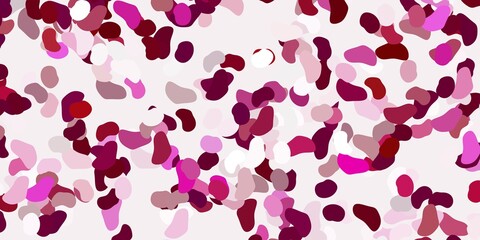 Obraz premium Light pink vector template with abstract forms.