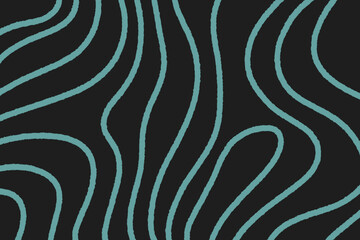 textured wavy turquoise lines on dark gray background
