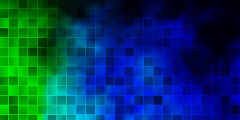 Light Blue, Green vector background in polygonal style.