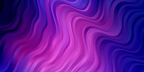 Light Blue, Red vector background with bows. Colorful abstract illustration with gradient curves. Smart design for your promotions.