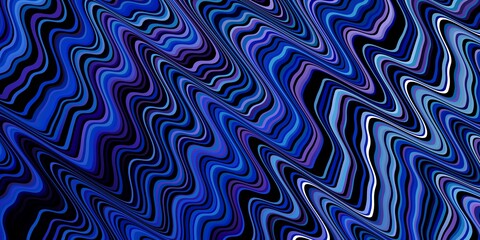 Dark Pink, Blue vector texture with curves. Abstract gradient illustration with wry lines. Best design for your posters, banners.