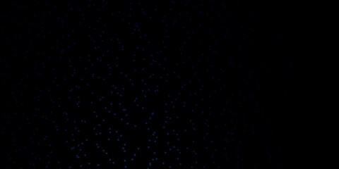 Dark BLUE vector background with colorful stars. Colorful illustration with abstract gradient stars. Design for your business promotion.