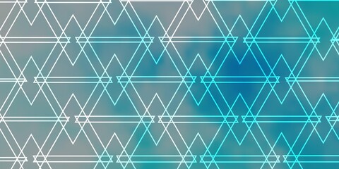 Light BLUE vector pattern with polygonal style. Modern abstract illustration with colorful triangles. Pattern for websites.