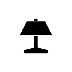 Lamp icon vector isolated on white