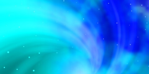 Light Pink, Blue vector background with small and big stars. Blur decorative design in simple style with stars. Best design for your ad, poster, banner.