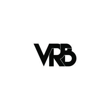 vrb letter original monogram logo design