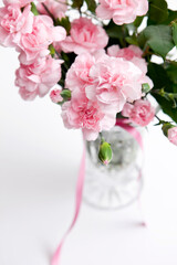 Naklejka na ściany i meble carnation in a vase