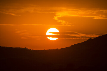 
Sunset view from the sea. Gökçeada, Çanakkale Turkey
