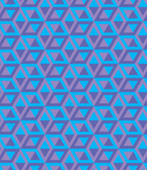 Abstract cube pattern, fully seamless. 3d vector geometric wallpaper, cube pattern background.Modern Graphic Design.Optical illusion.
