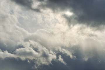 雲　曇り　素材