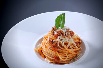 spaghetti napolitan naporitan fancy service portion