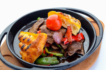 fried liver traditional turkish cuisine