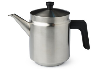 Electric water boiler for public catering on white