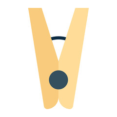 laundry clip concept vector icon design, Laundry and Dry Cleaning symbols on white background 