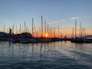 Trieste al tramonto
