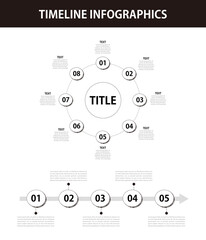 Presentation business infographics template. Vector illustration.
