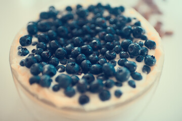 blueberry homemade cooked / homemade cake, pastry shop, fresh baked sweet dessert