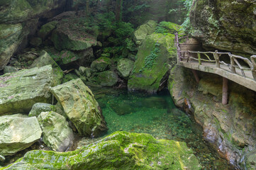 The charming summer scenery of Wudang Mountain, Hubei, China