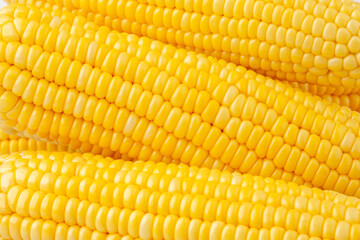 Yellow fresh corn texture