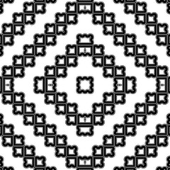 Design seamless monochrome pattern