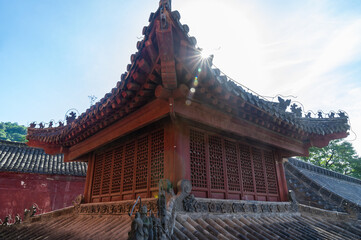 The charming summer scenery of Wudang Mountain, Hubei, China