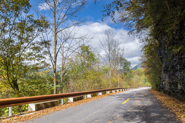 Early autumn scenery of Hubei Shennongjia National Geopark Scenic Area, China
