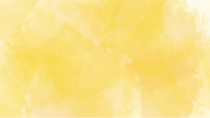 Yellow watercolor background for textures backgrounds and web banners design