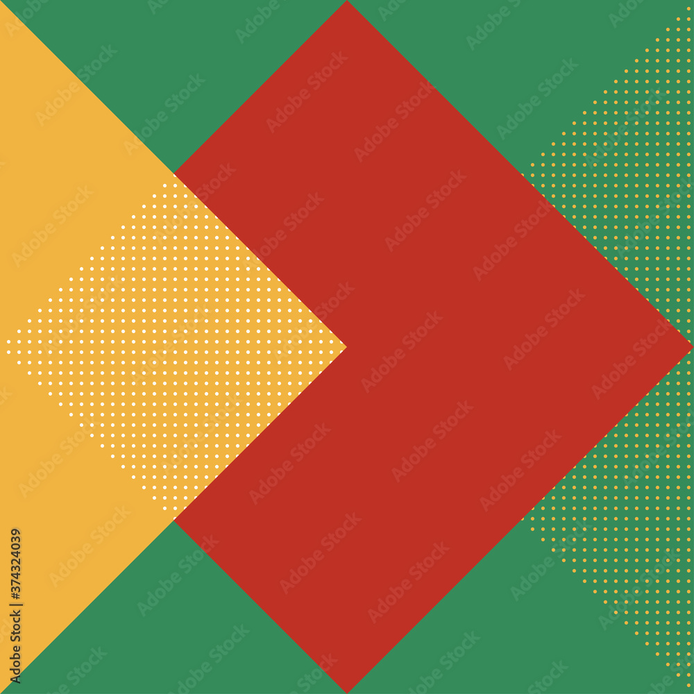 Poster abstract geometric colorful background. christmas background. abstract different shapes. dots with t