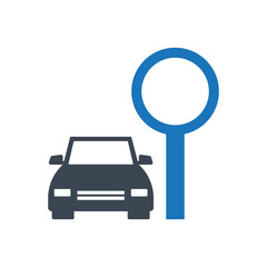 Parking lot icon ( vector illustration )