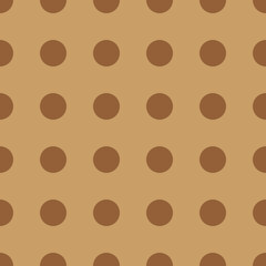 Brown Circles Pattern 