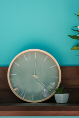 clock on the table