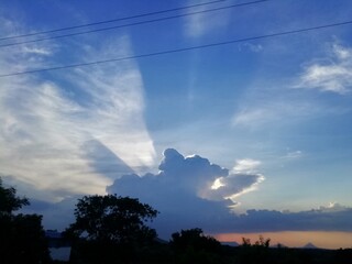 Obraz premium time lapse clouds