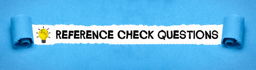Reference Check Questions