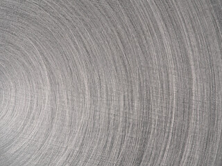 Circular brushed dark steel metal texture, background