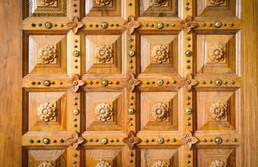 Wood carving antique style.