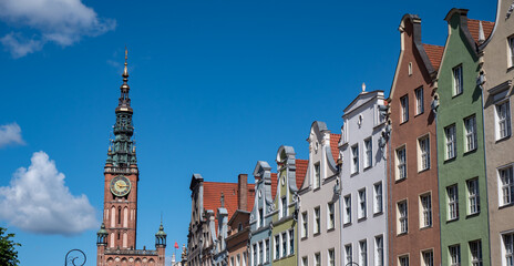 Panorama Altstadt von Danzig in Polen