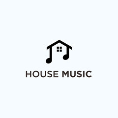 music house logo. tone icon