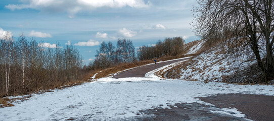 winter in the mountains