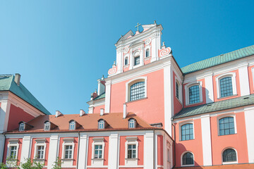 Antique building view in Old Town Poznan, Poland