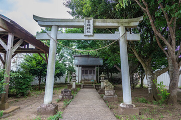 Toho Shrine is near Narita Airport in Chiba Prefecture, Japan