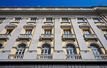 Ancient facade, downtown Rio
