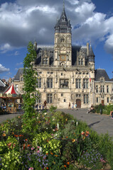 Naklejka premium Place de l Hôtel de ville de Compiregne