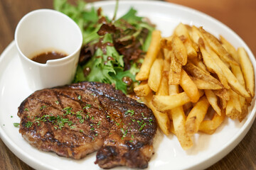 Steak and fries