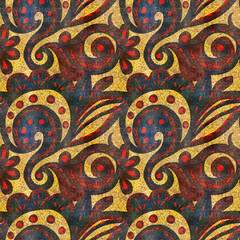 Seamless pattern with arabesques