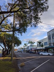 Street on the Big Island, Hawaii.