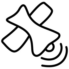 
Space satellite or artificial spaceflight icon in line style 
