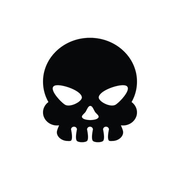 skull icon, dangerous sign, death symbol