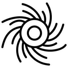 
A gravitationally bound system of stars, dust and dark matte, icon of spiral galaxy 
