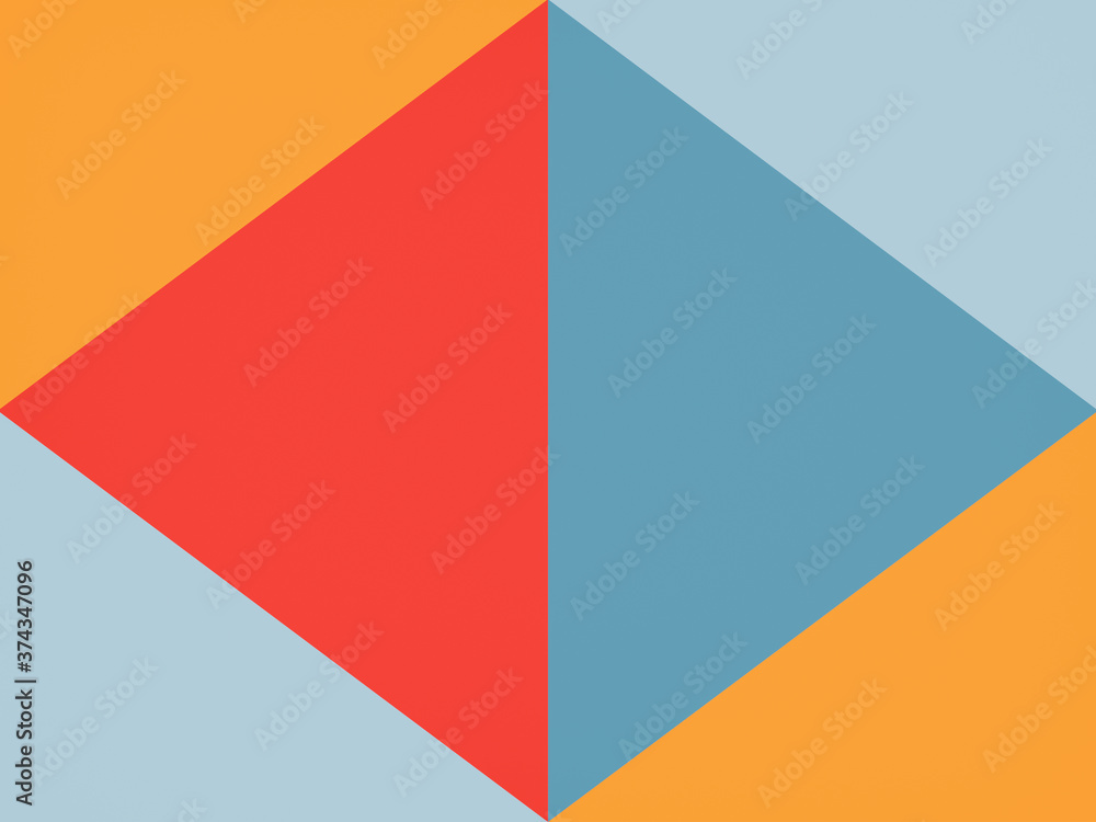 Poster abstract wallpaper with a triangular colorful pattern