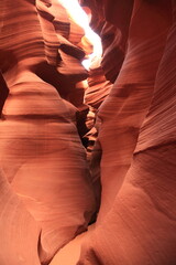 View of Lower Antelope Canyon in page, Arizona, USA